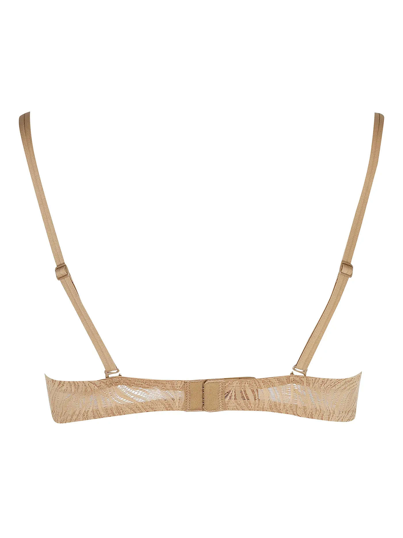 CALVIN KLEIN | Hartschalen BH SHEER MARQUISETTE beige | 